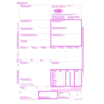 CMR międzynarodowy list przewozowy (numerowany) A4 800-1N